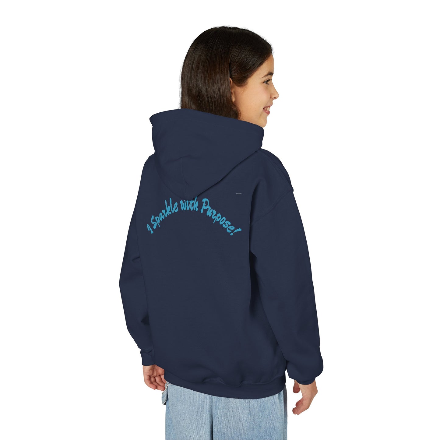 B.M.D Whimsical Unicorn Youth Hoodie, Adorable Kids Sweatshirt, Perfect for Birthdays, Gift for Unicorn Lovers, Cozy Pullover