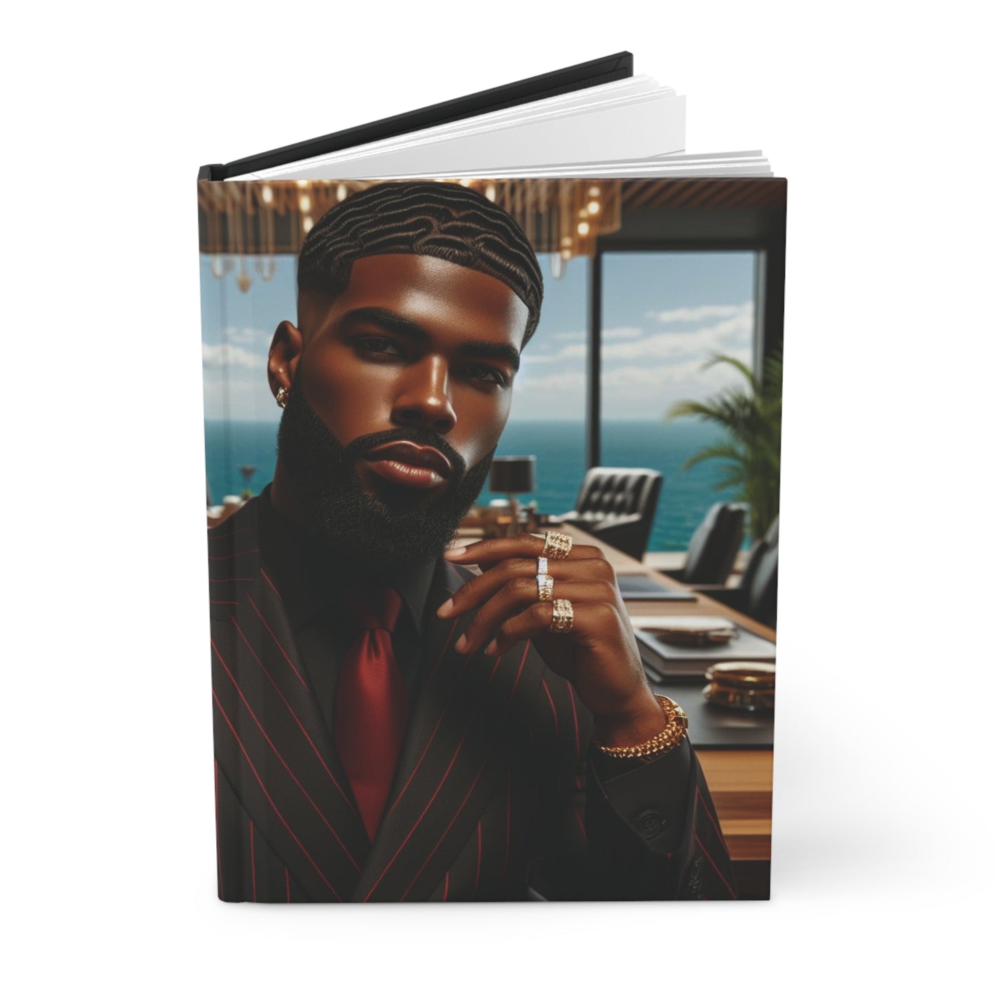B.M.D Sleek Hardcover Journal for Ambitious Minds (men's edition 1) Stylish Writing Notebook, Personalized Diary, Business Planner, Inspirational Gift