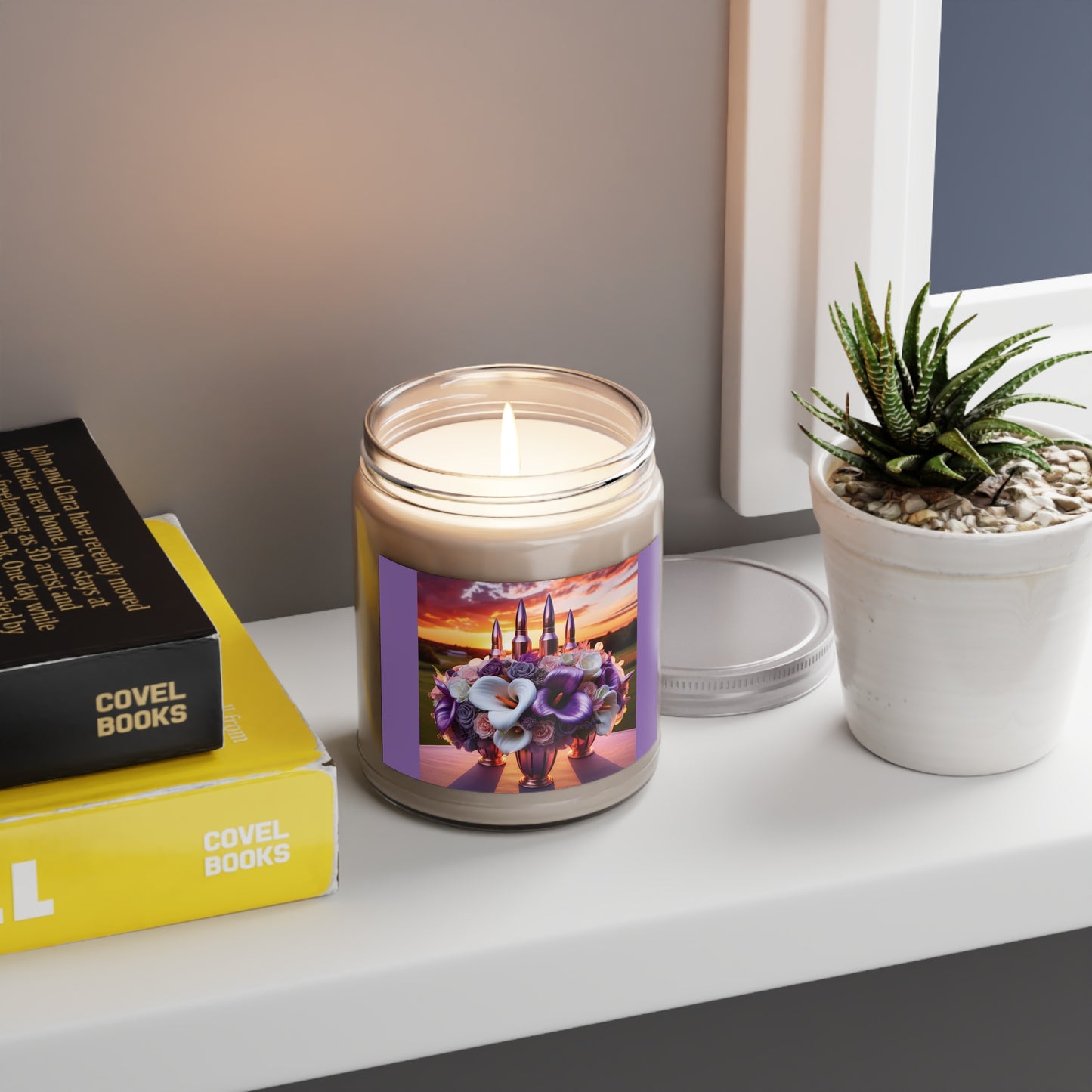 B.M.D Elegant Scented Candles, 9oz (6 short)
