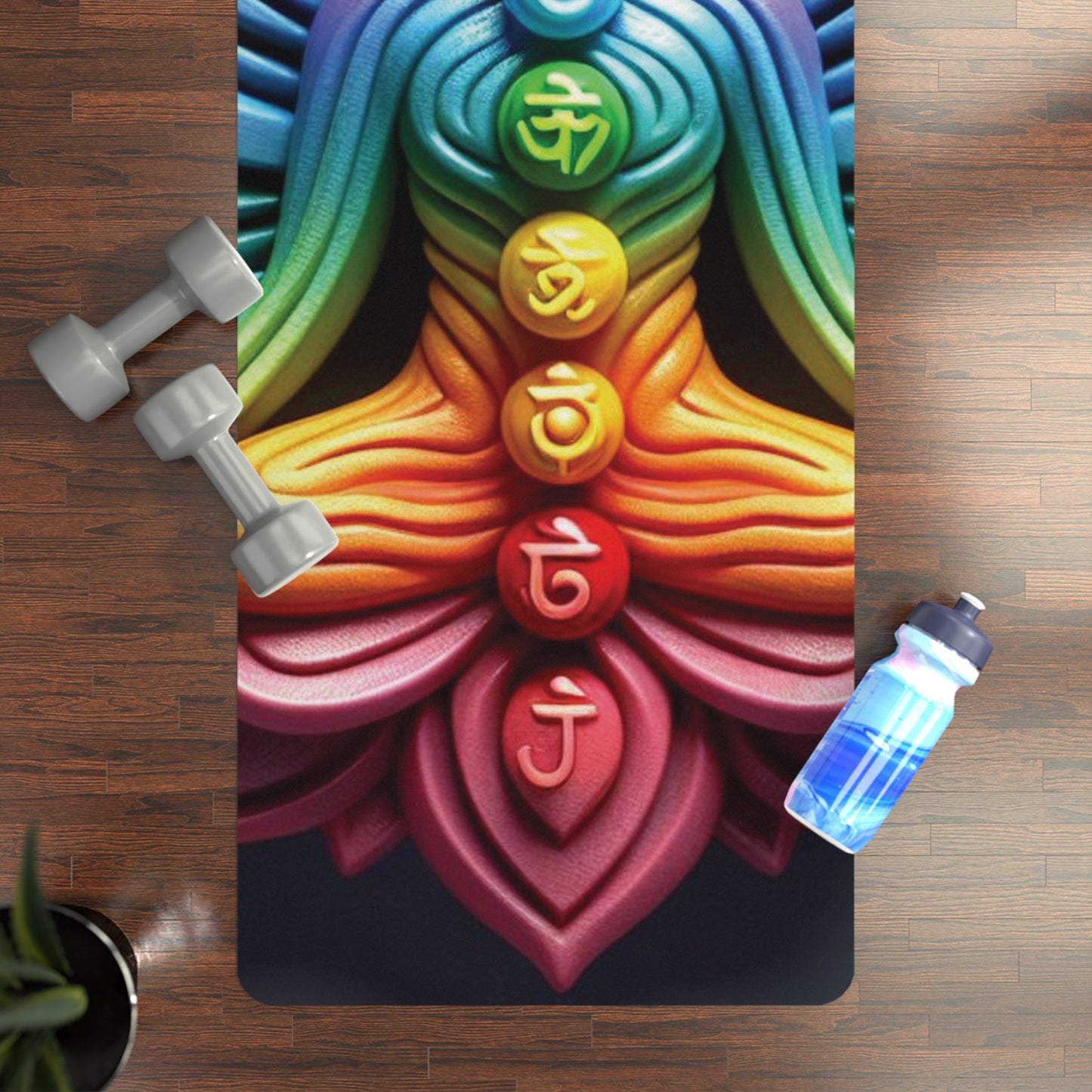 B.M.D Chakra Rubber Yoga Mat