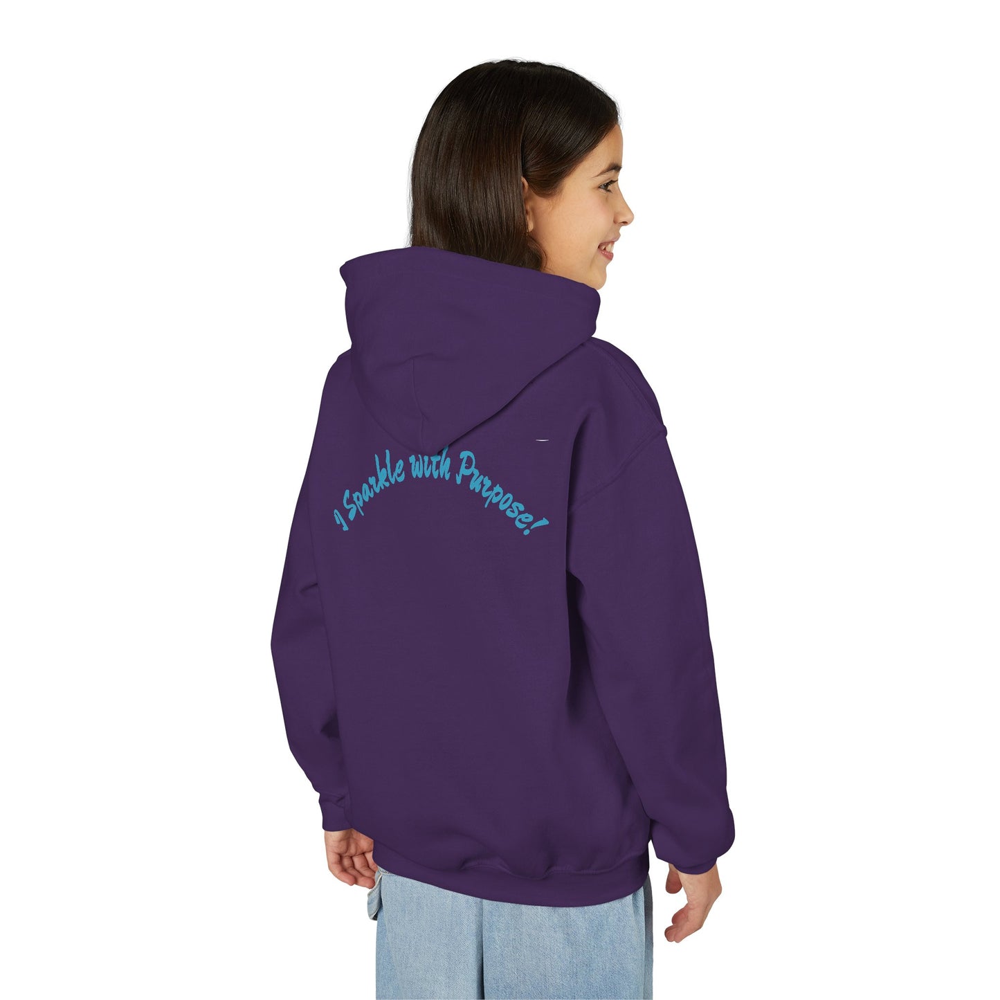 B.M.D Whimsical Unicorn Youth Hoodie, Adorable Kids Sweatshirt, Perfect for Birthdays, Gift for Unicorn Lovers, Cozy Pullover