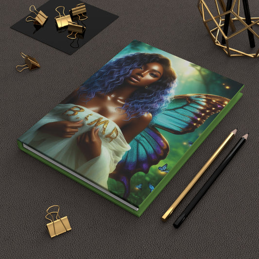 B.M.D Butterfly Journal, Transformation Diary, Beautiful Notebook, Personal Growth Gift, Inspirational Journal, Empowerment (pic 3 green)
