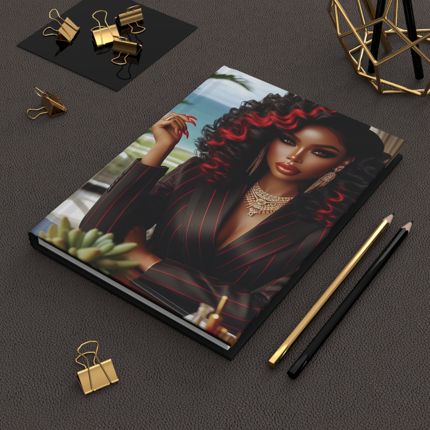B.M.D Elegant Hardcover Journal for Creative Minds, Personalized Notebook, Gift for Writers, Stylish Diary, Unique Journal for Students
