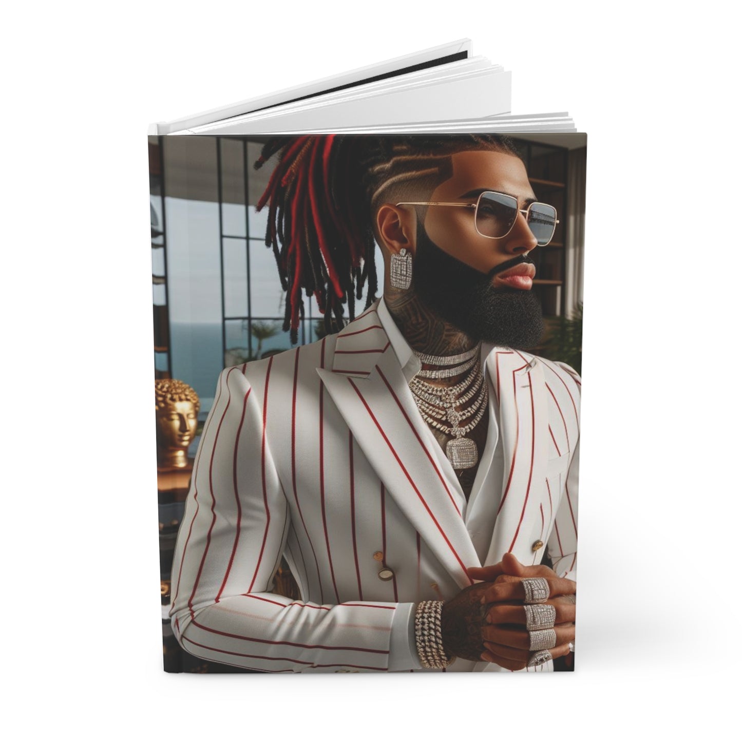 B.M.D Stylish Men's Journal, Inspirational Notebook for Creative Souls, Gift for Writers, Entrepreneurs, Fashion Enthusiasts, Modern Design