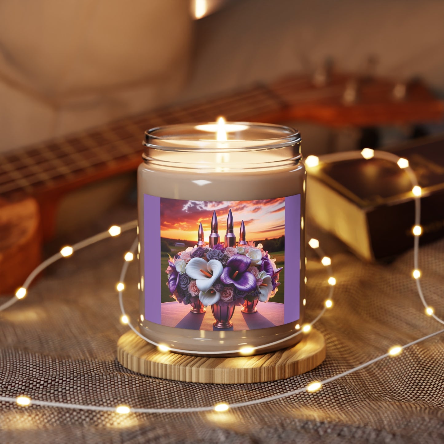 B.M.D Elegant Scented Candles, 9oz (6 short)