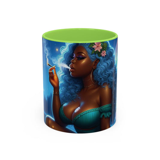 B M.D Colorful Fairy Design Mugs | Enchanted Coffee Mug, Gift for Fantasy Lovers, Unique Home Decor, Magical Drinkware, Butterfly Art