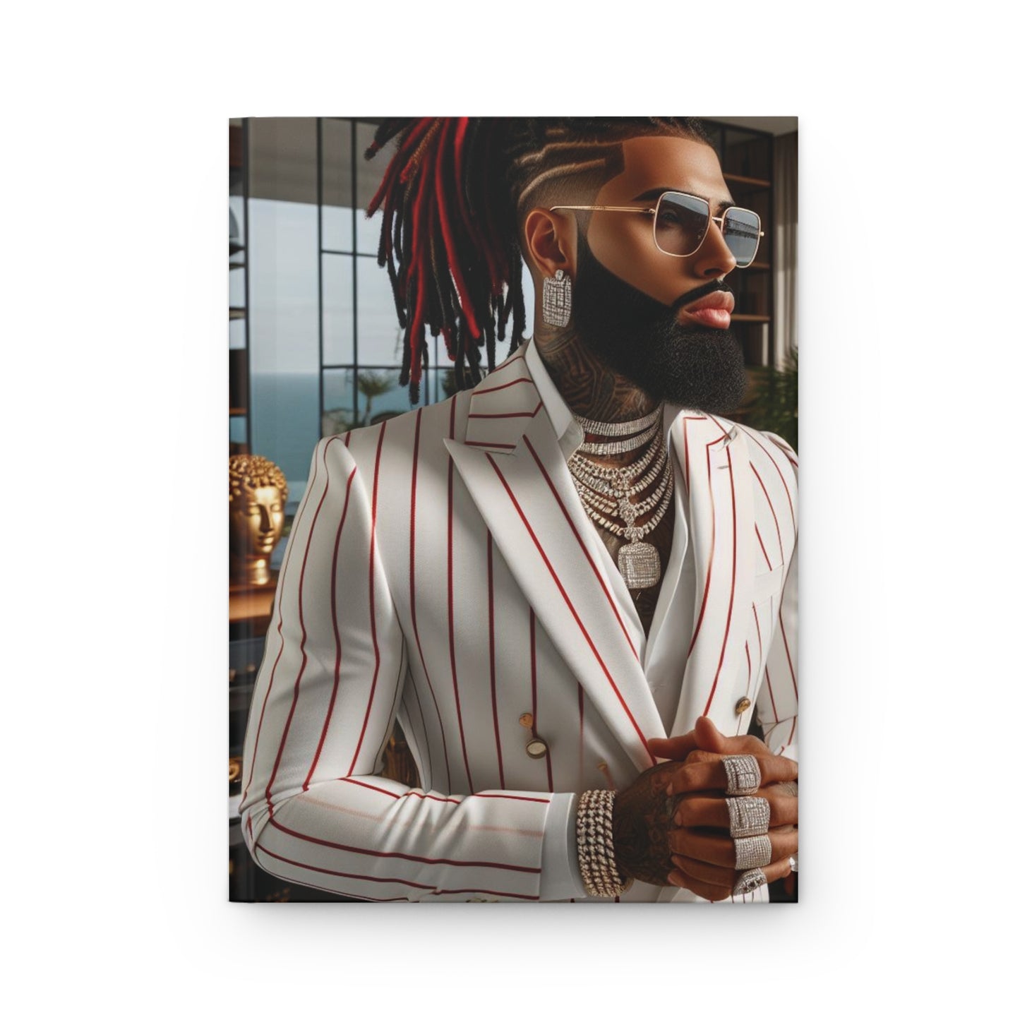 B.M.D Stylish Men's Journal, Inspirational Notebook for Creative Souls, Gift for Writers, Entrepreneurs, Fashion Enthusiasts, Modern Design