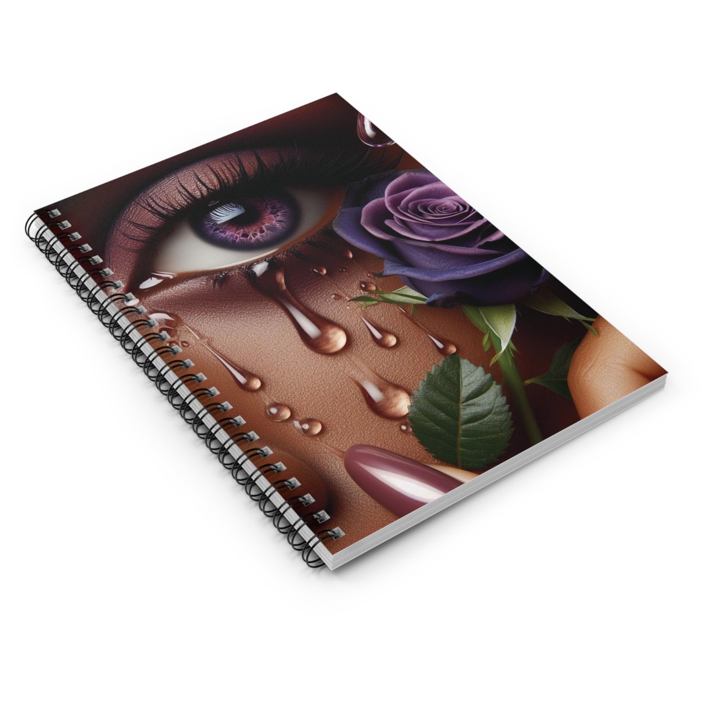 B.M.D TEARS that grew the ROSE Notebook- Edition 3(purple)