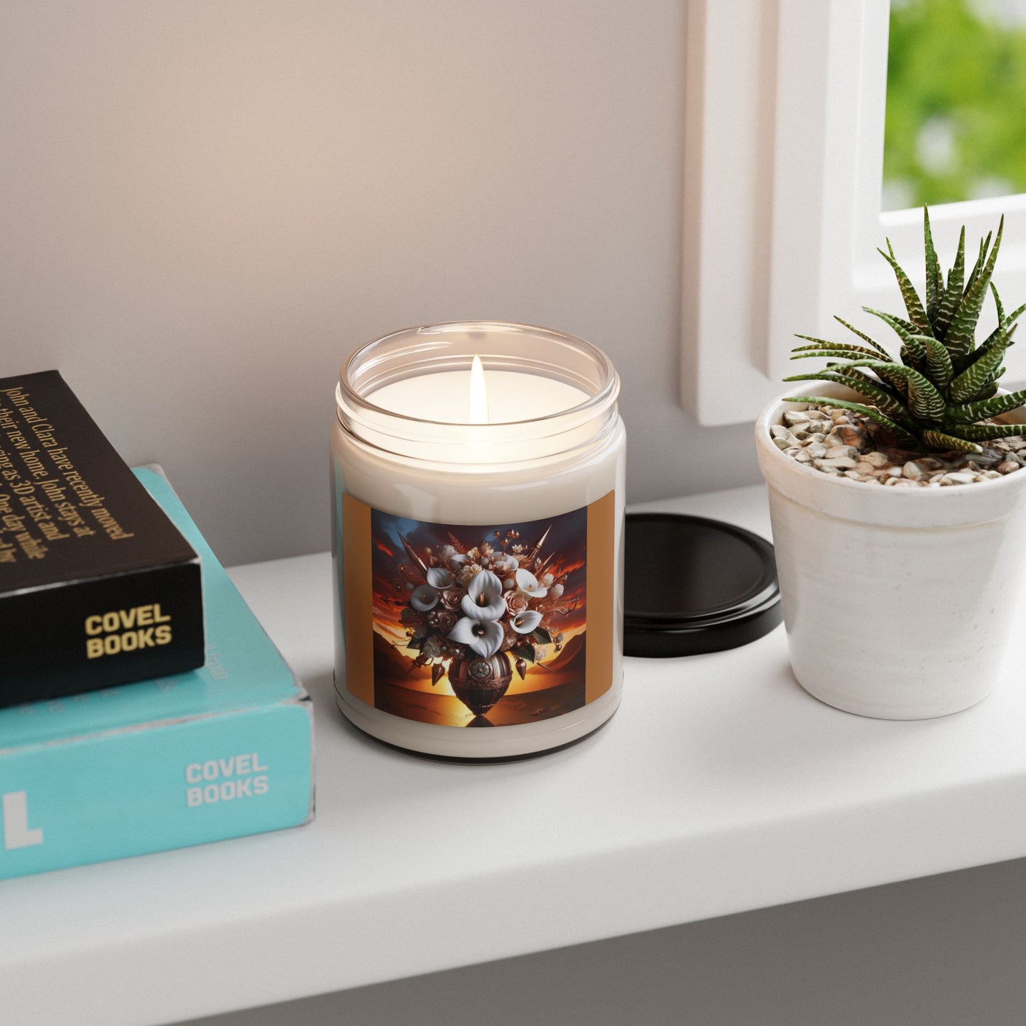 B.M.D Elegant Scented Soy Candle 9oz (2 short)
