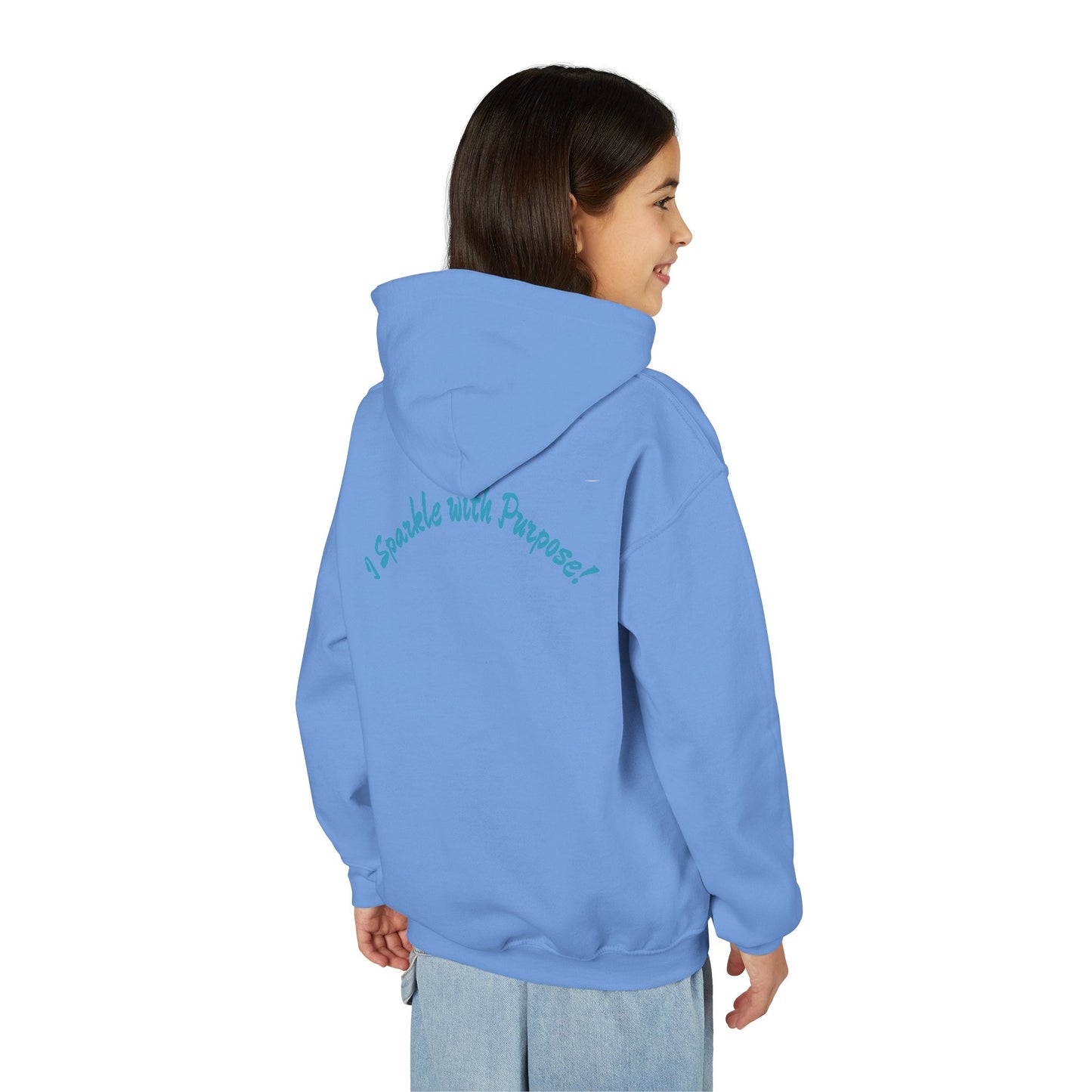 B.M.D Whimsical Unicorn Youth Hoodie, Adorable Kids Sweatshirt, Perfect for Birthdays, Gift for Unicorn Lovers, Cozy Pullover