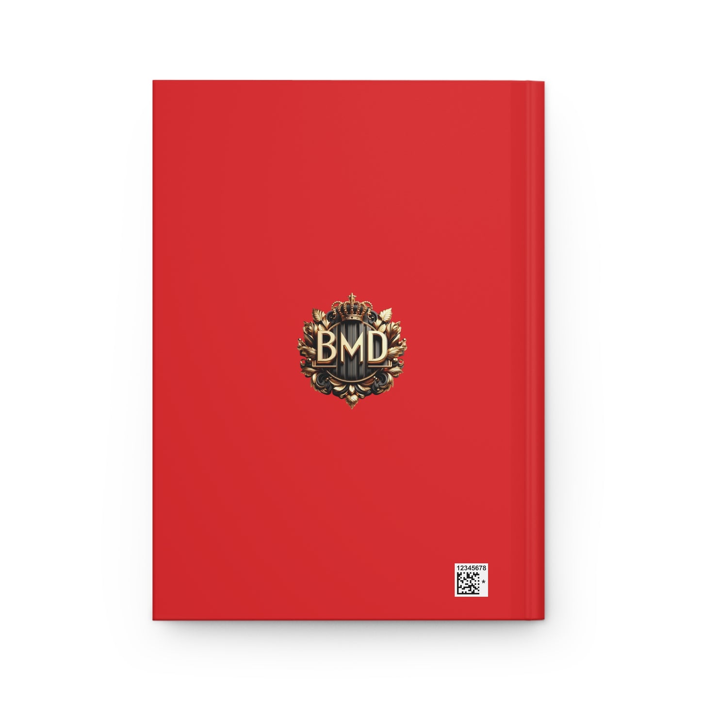 B.M.D Elegant Red Hardcover Journal (men's edition) - Stylish Notebook for Creativity, Gifts, Writing, Planner, Business