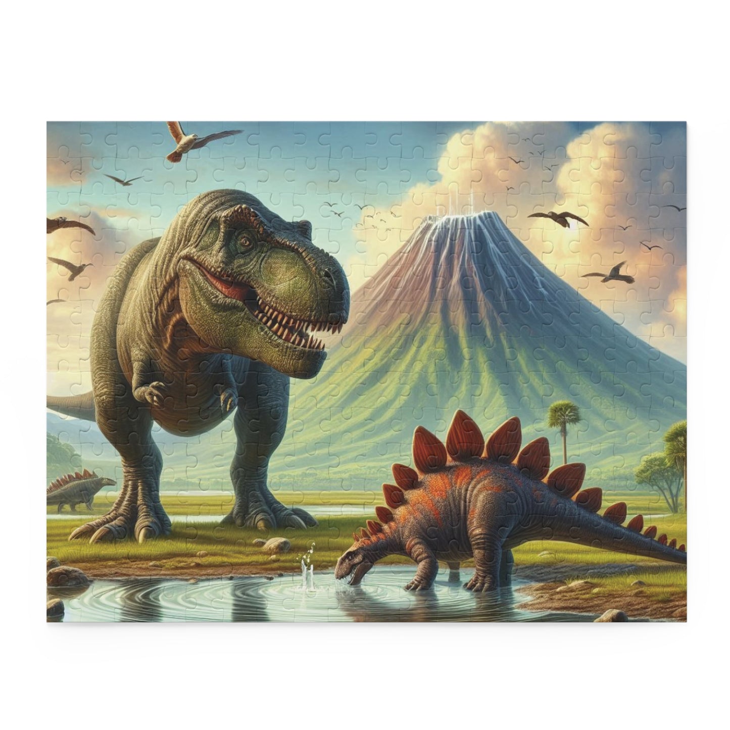 B.M.D Dinosaur Adventure Puzzle - Perfect for Family Fun and Gifts, 120, 252, 500-Piece, Great for Kids and Dinosaurs Lovers, Educational
