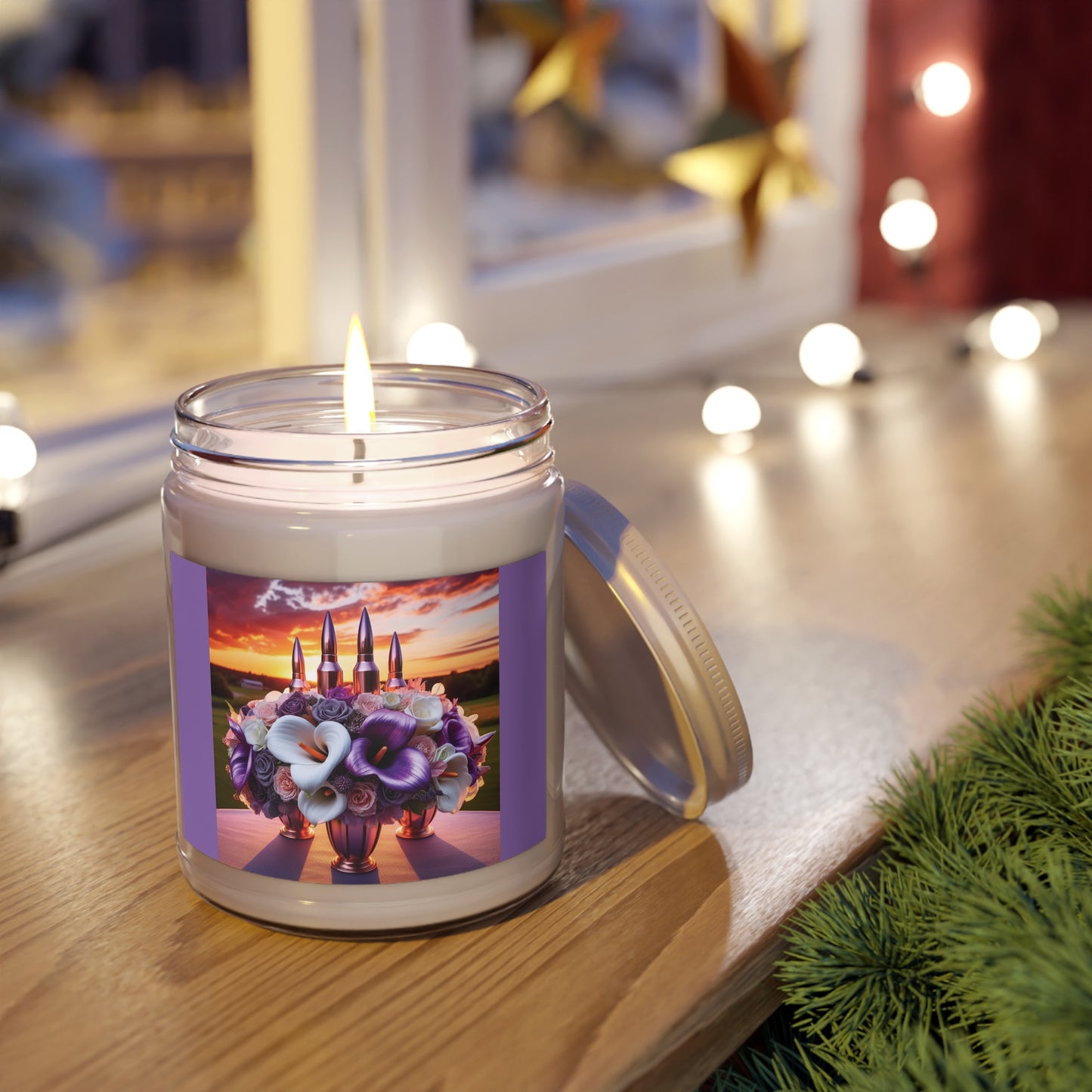 B.M.D Elegant Scented Candles, 9oz (6 short)