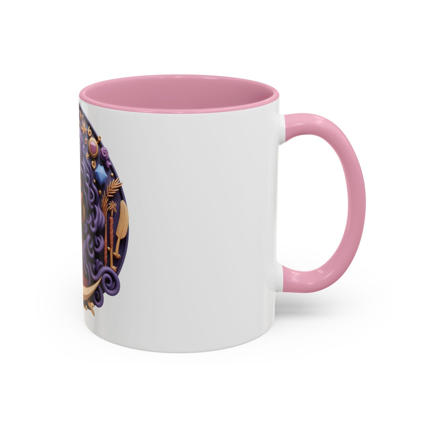 B.M.D Colorful Moon Goddess Mug - Bohemian Coffee Cup, Celestial Art Drinkware, Unique Gift for Her, Astrology Lover, 11oz & 15oz Varieties