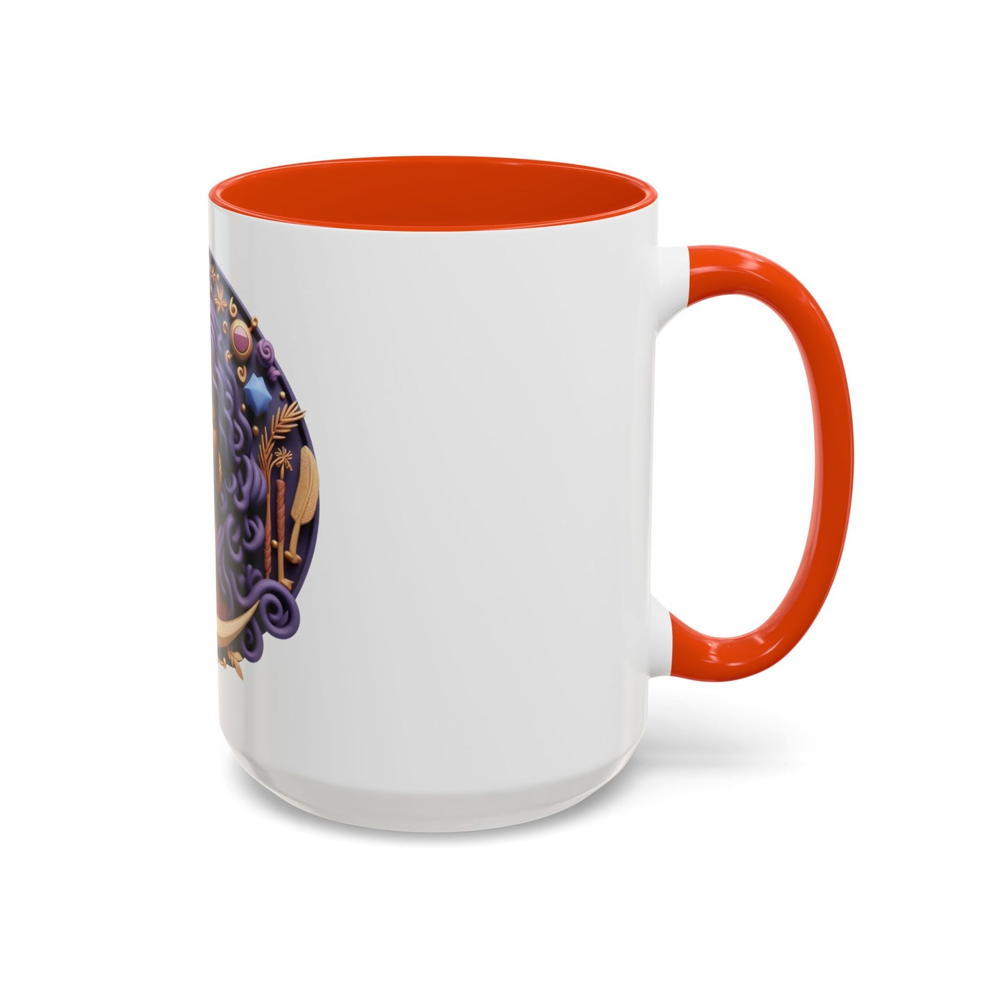 B.M.D Colorful Moon Goddess Mug - Bohemian Coffee Cup, Celestial Art Drinkware, Unique Gift for Her, Astrology Lover, 11oz & 15oz Varieties