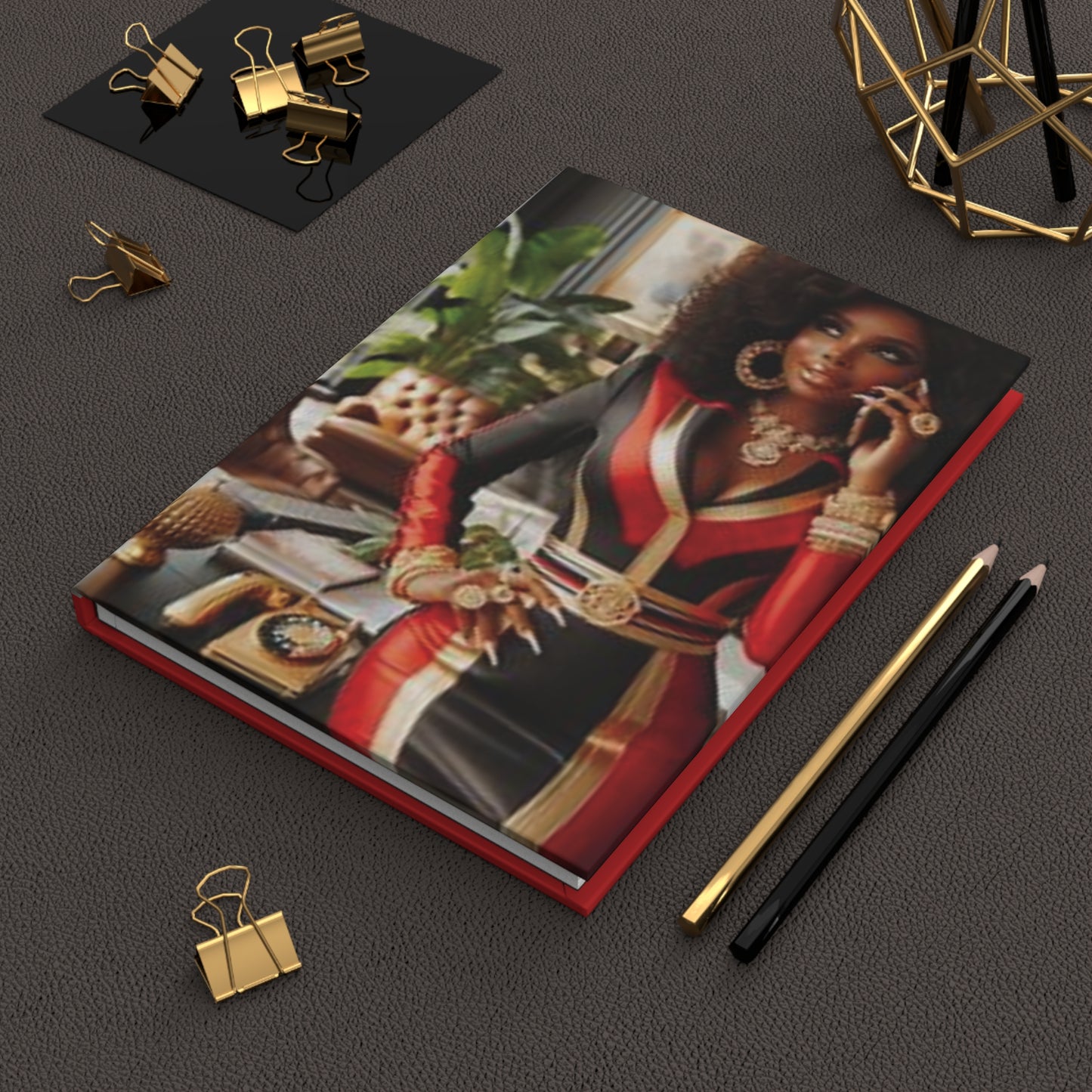 B.M.D Hardcover Journal Matte, Boss Queen Office Work, Empowerment Notebook, Professional Planner, Girl Boss Diary, Boss Lady Journal, Women