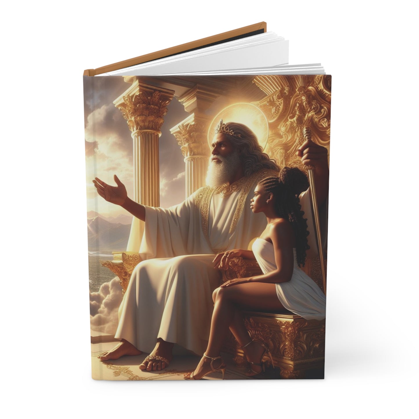 B.M.D God and Me Majestic Hardcover Journal for Creatives, Inspiration Journal, Gift for Writers, Artistic Notebook, Meditation and Reflection (pic 3)
