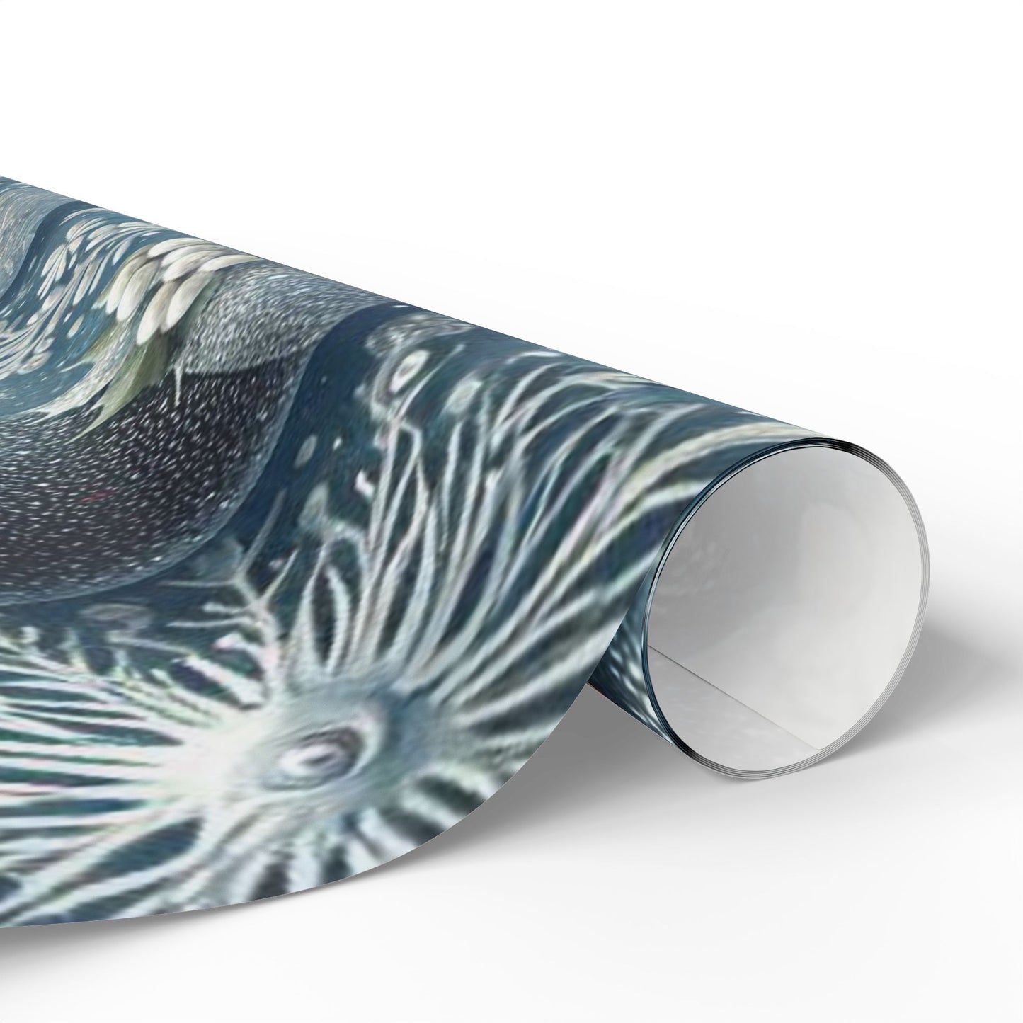 B.M.D Winter Snowman Wrapping Paper — Snowflake Holiday Gift Wrap