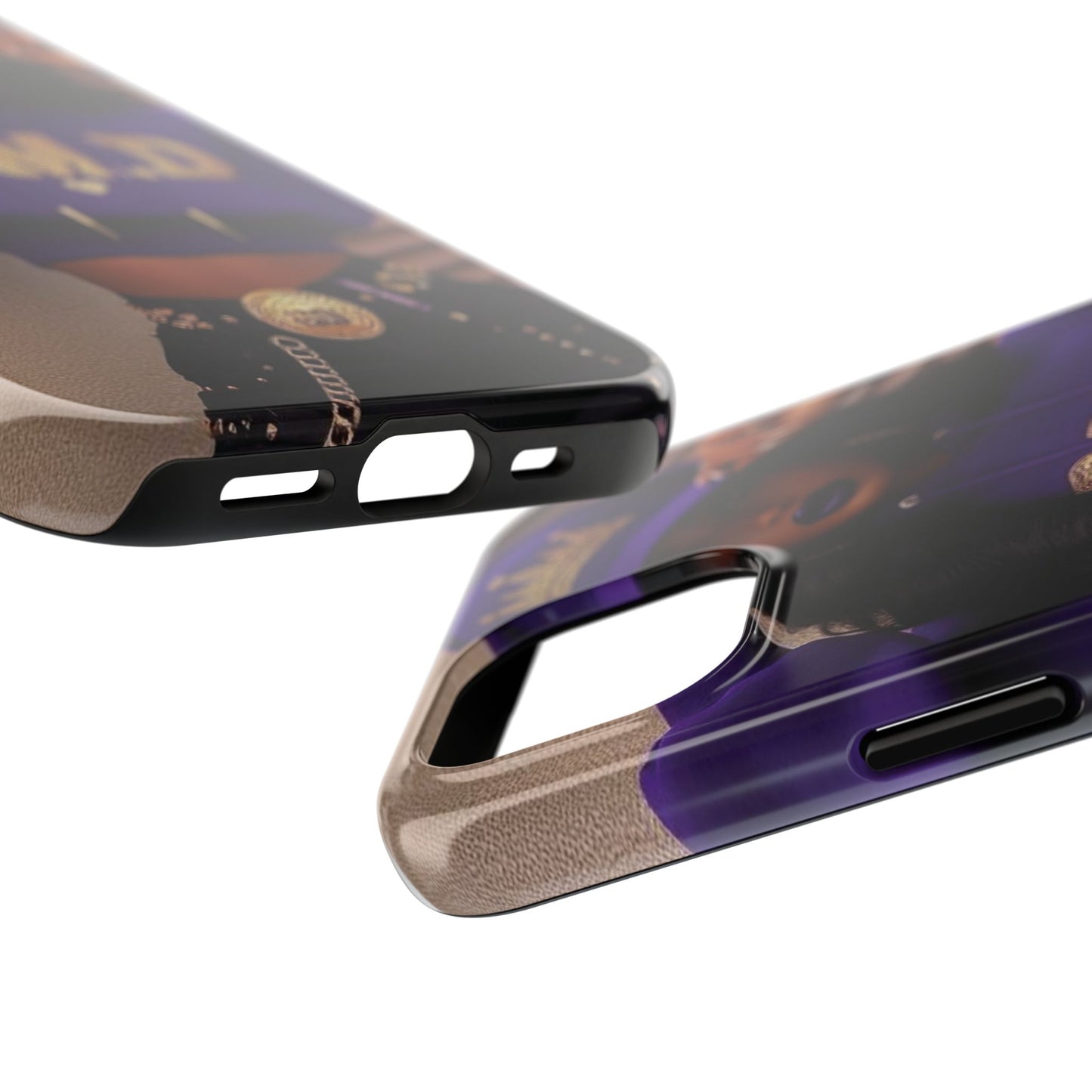 Stylish Tough Phone Cases with B.M.D Design, Trendy Phone Accessories, Gift for Her, Hip Hop Phone Cover, Queen Vibe Case
