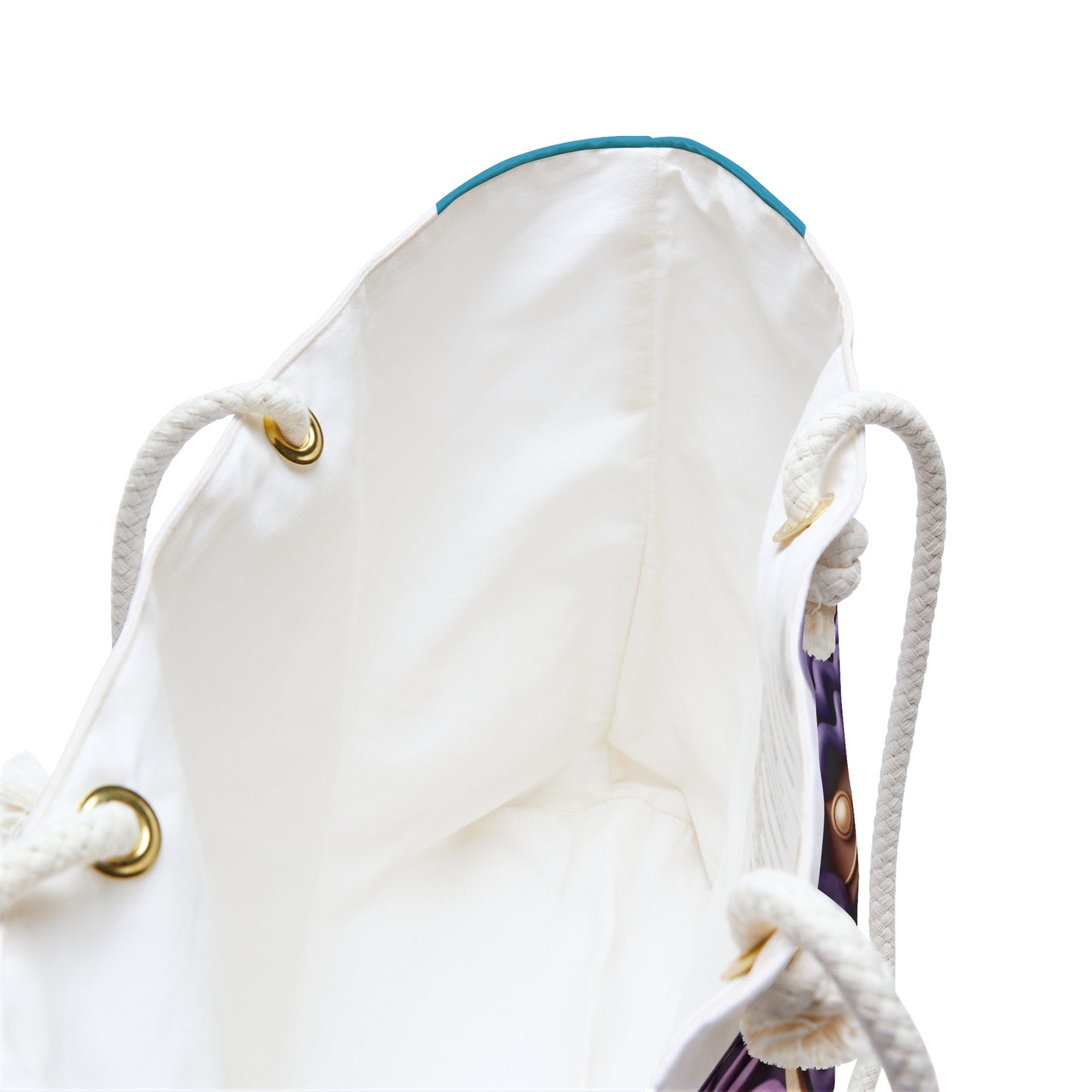 B.M.D Weekender Bag (Turquoise/White)