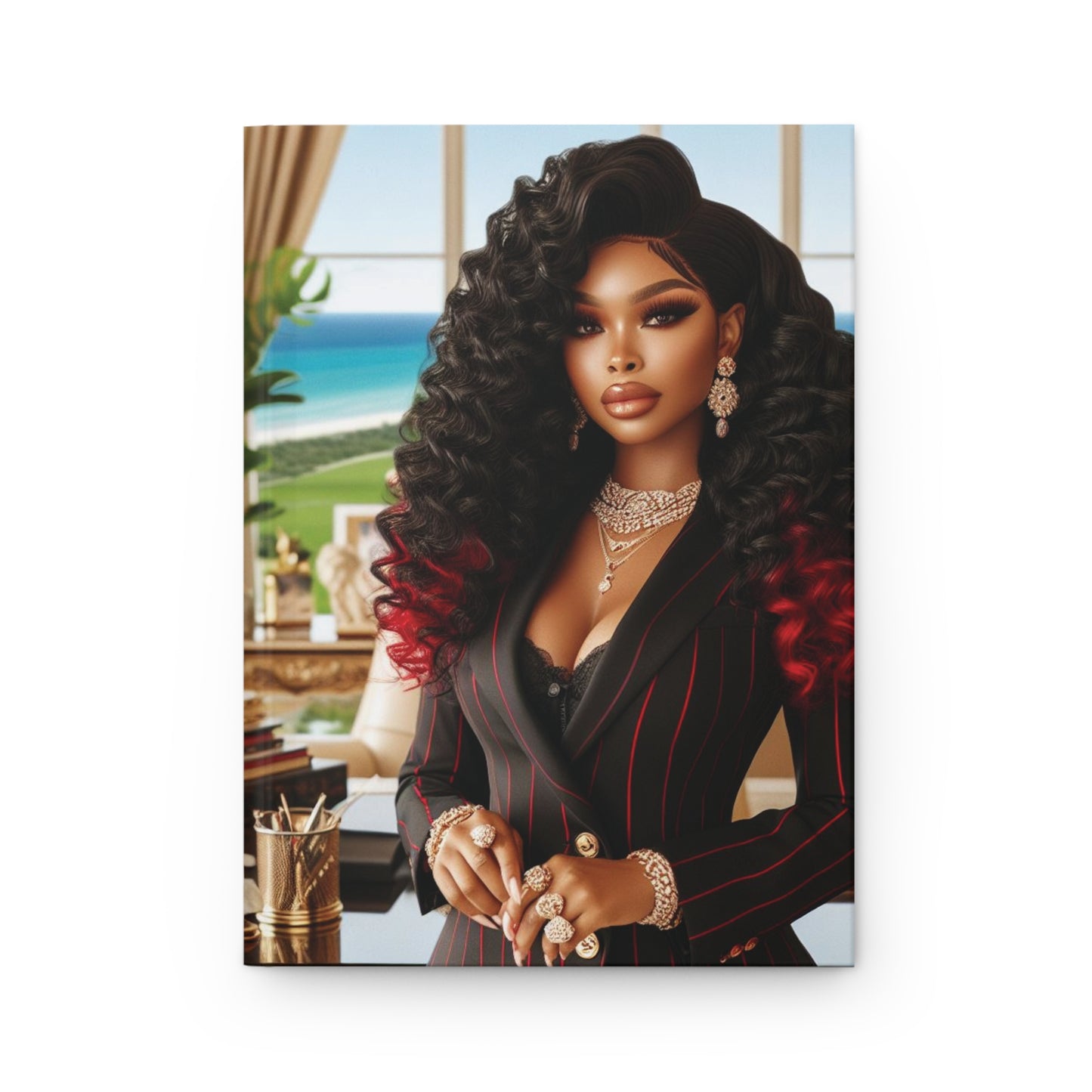 B.M.D Empowered Elegance Journal | Fashionista Notebook, Stylish Planner, Inspirational Diary, Gift for Her, Business Journal