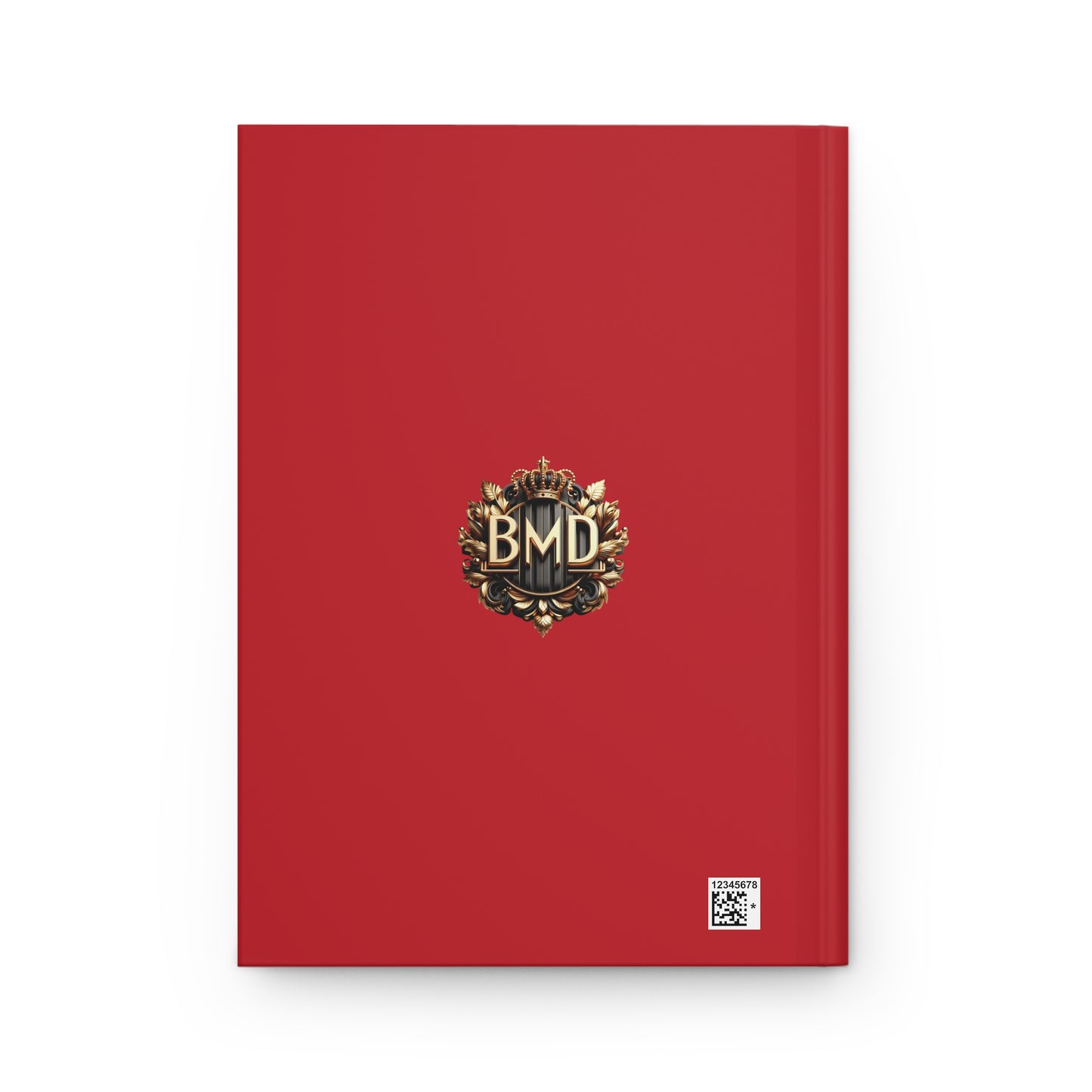 B.M.D Stylish Hardcover Journal for Creative Minds(men's edition)Personal Diary, Gift for Writers, Motivational Notebook, Elegant Red Design