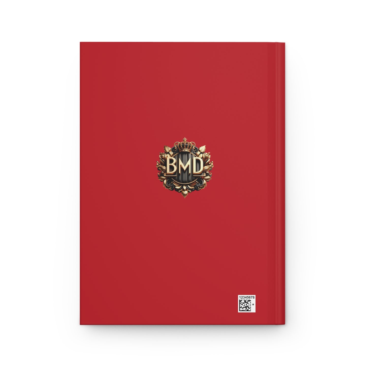 B.M.D Chic Diva Hardcover Journal - Stylish Writing Notebook, Perfect Gift for Women, Fashionistas, and Creatives, Red and Black Design