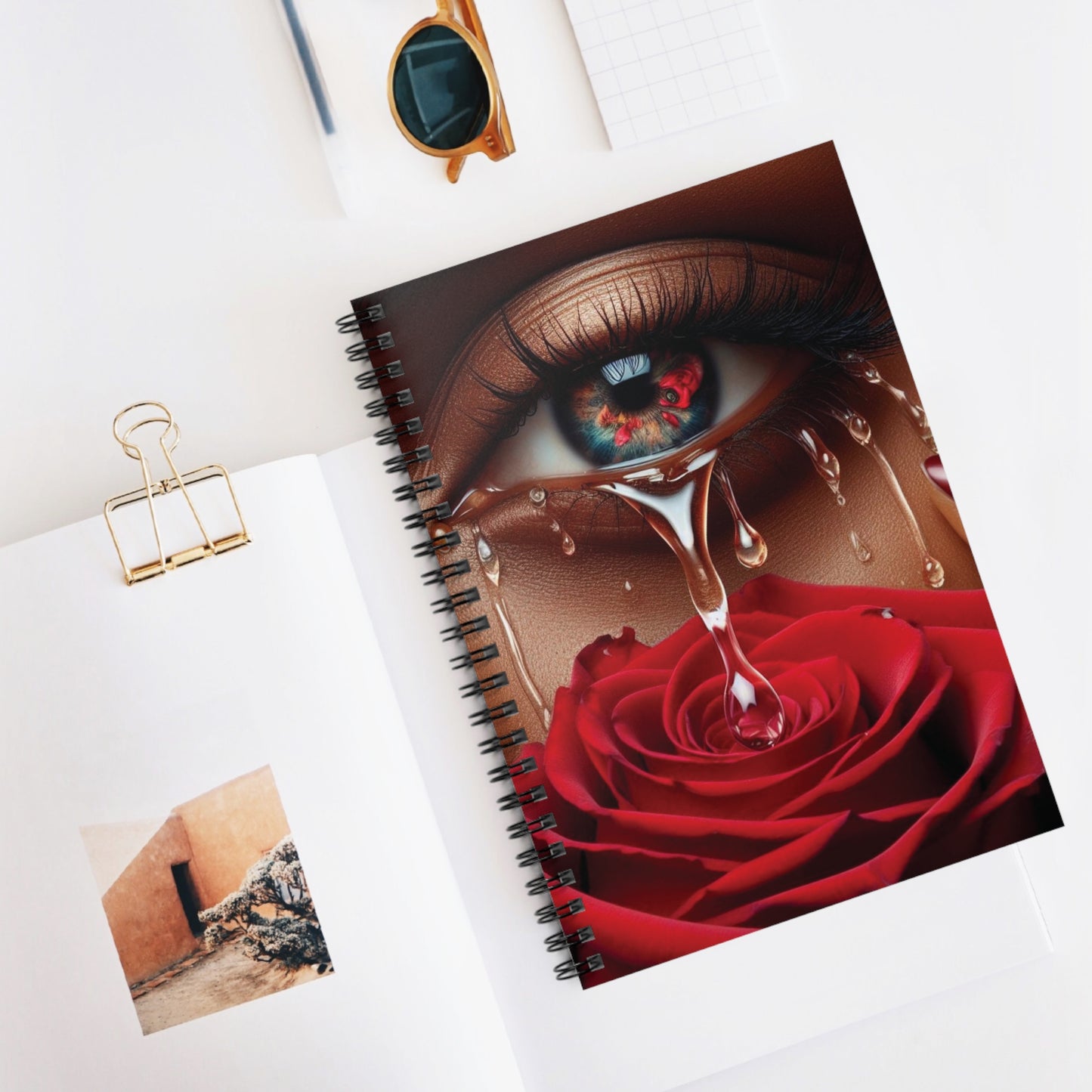 B.M.D TEARS that grew the ROSE Notebook- Edition 2(red)