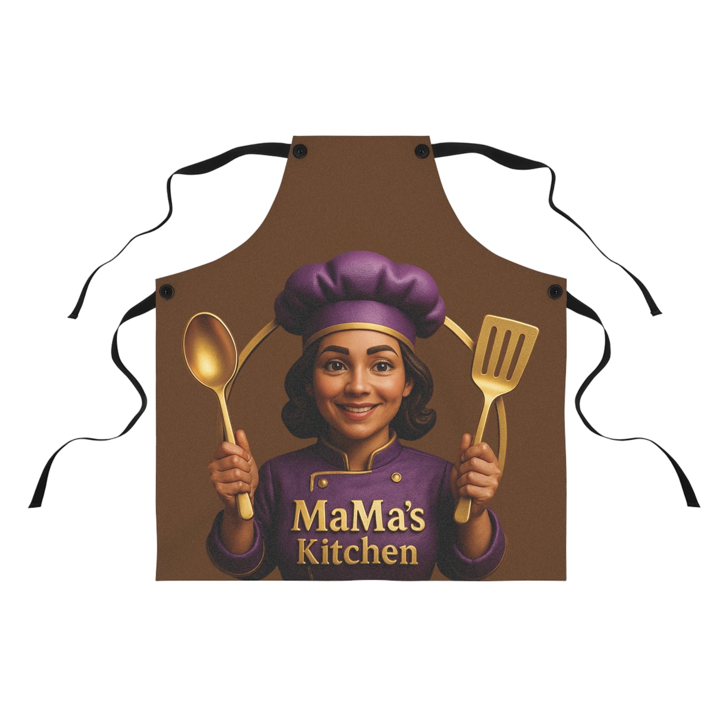 MaMa's Kitchen Apron, 2, Chef Apron for Home Cooking, Gift for Food Lovers, Personalized Kitchen Decor, Unique Cooking Accessory