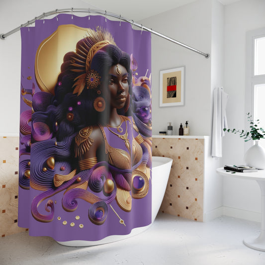 B.M.D Celestial Goddess Shower Curtains (lavender)
