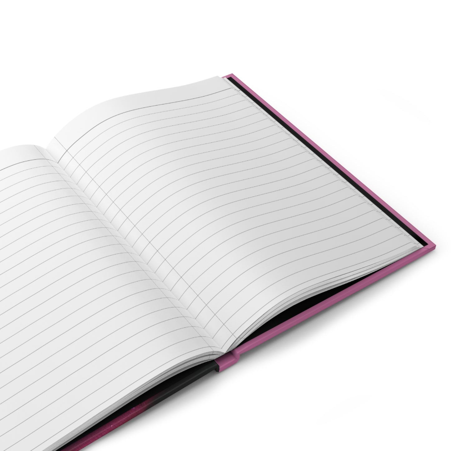 B.M.D TEARS that grew the ROSE Hardcover Journal Matte (edition 1 pink)