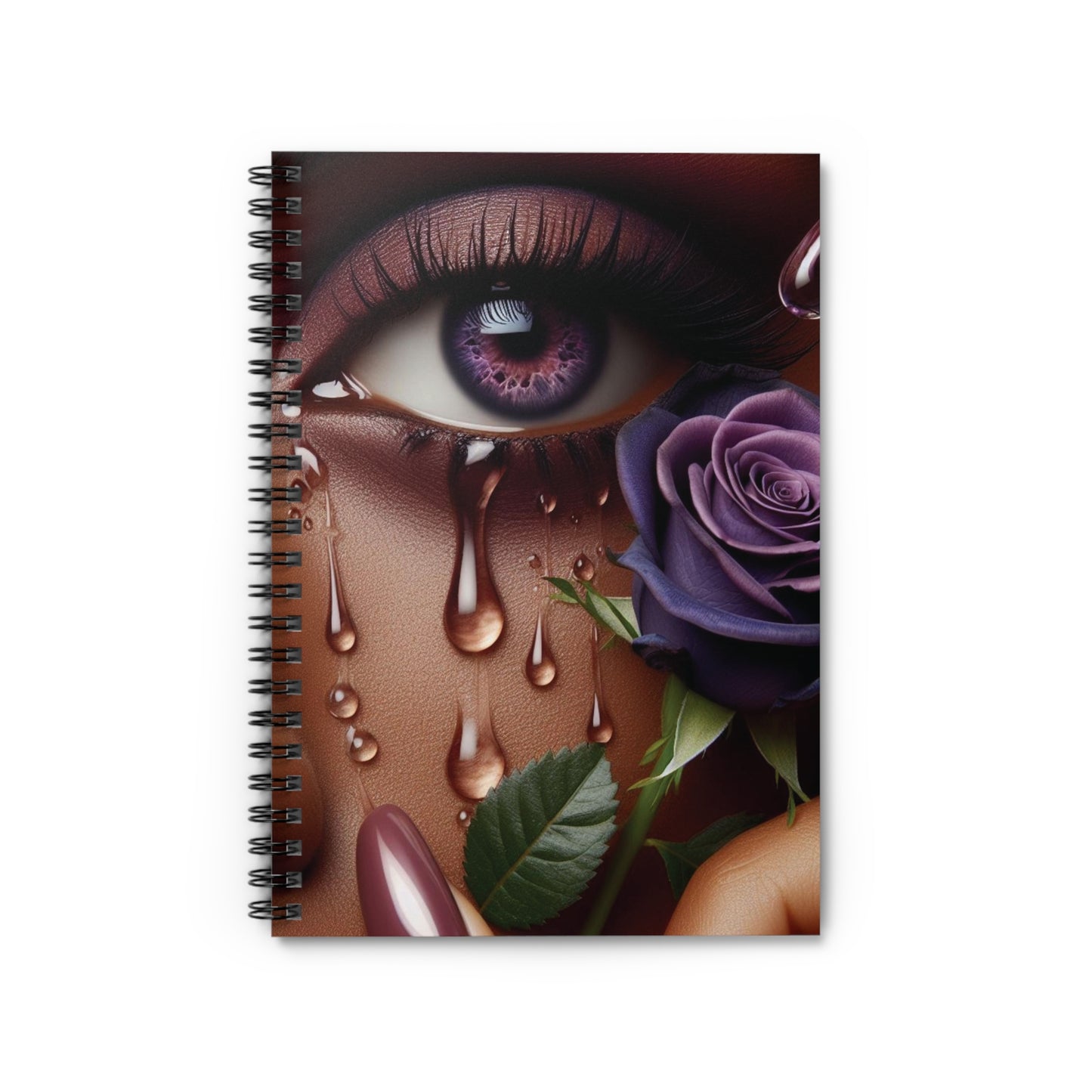 B.M.D TEARS that grew the ROSE Notebook- Edition 3(purple)