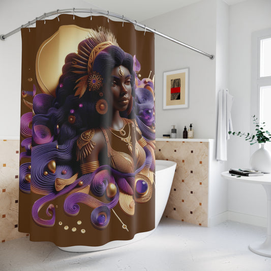 B.M.D Celestial Goddess Shower Curtains (brown)