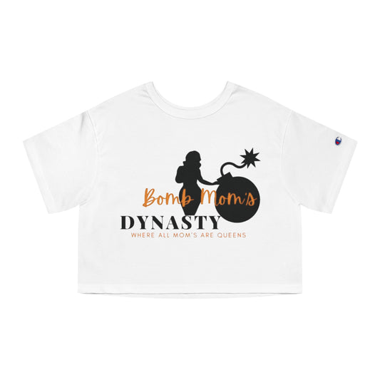 B M.D Champion Women's Heritage Cropped T-Shirt (orange)