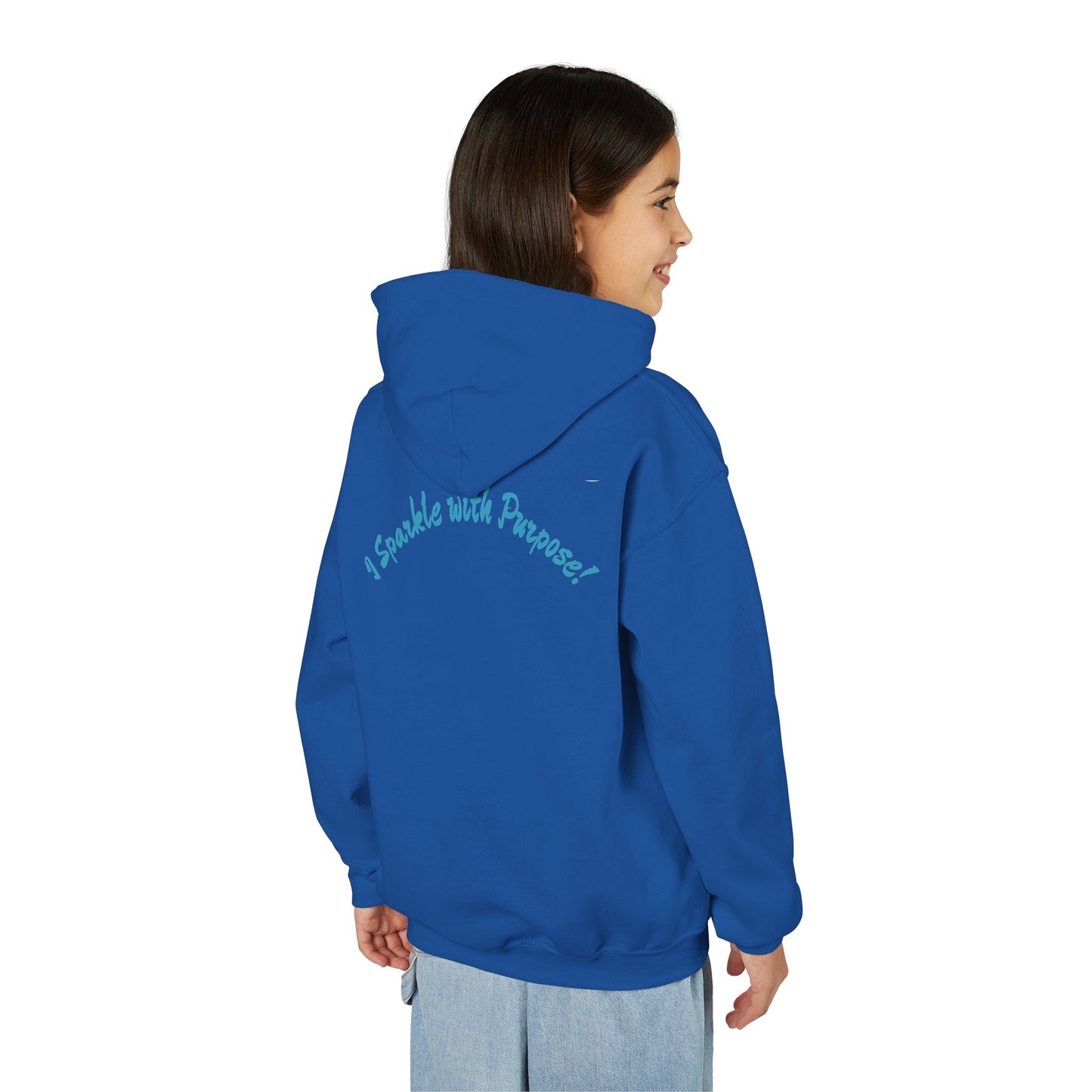 B.M.D Whimsical Unicorn Youth Hoodie, Adorable Kids Sweatshirt, Perfect for Birthdays, Gift for Unicorn Lovers, Cozy Pullover