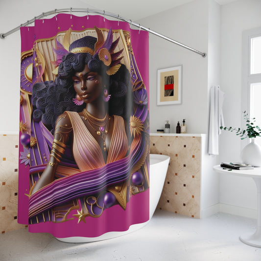 B.M.D Celestial Goddess Shower Curtains (fuchsia)