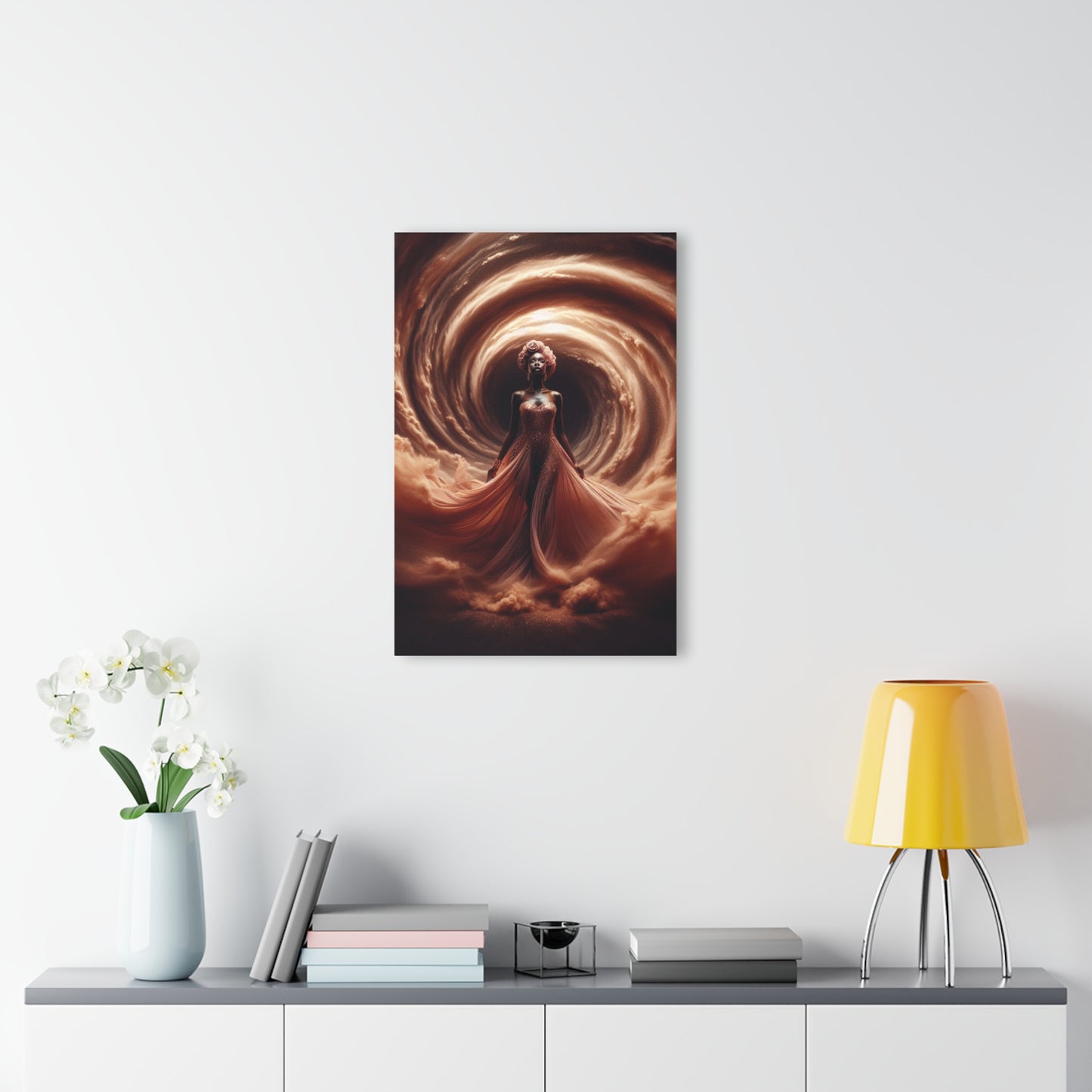 B.M.D Elegant Quiet Storm Wall Art Acrylic Prints (French Cleat Hanging)