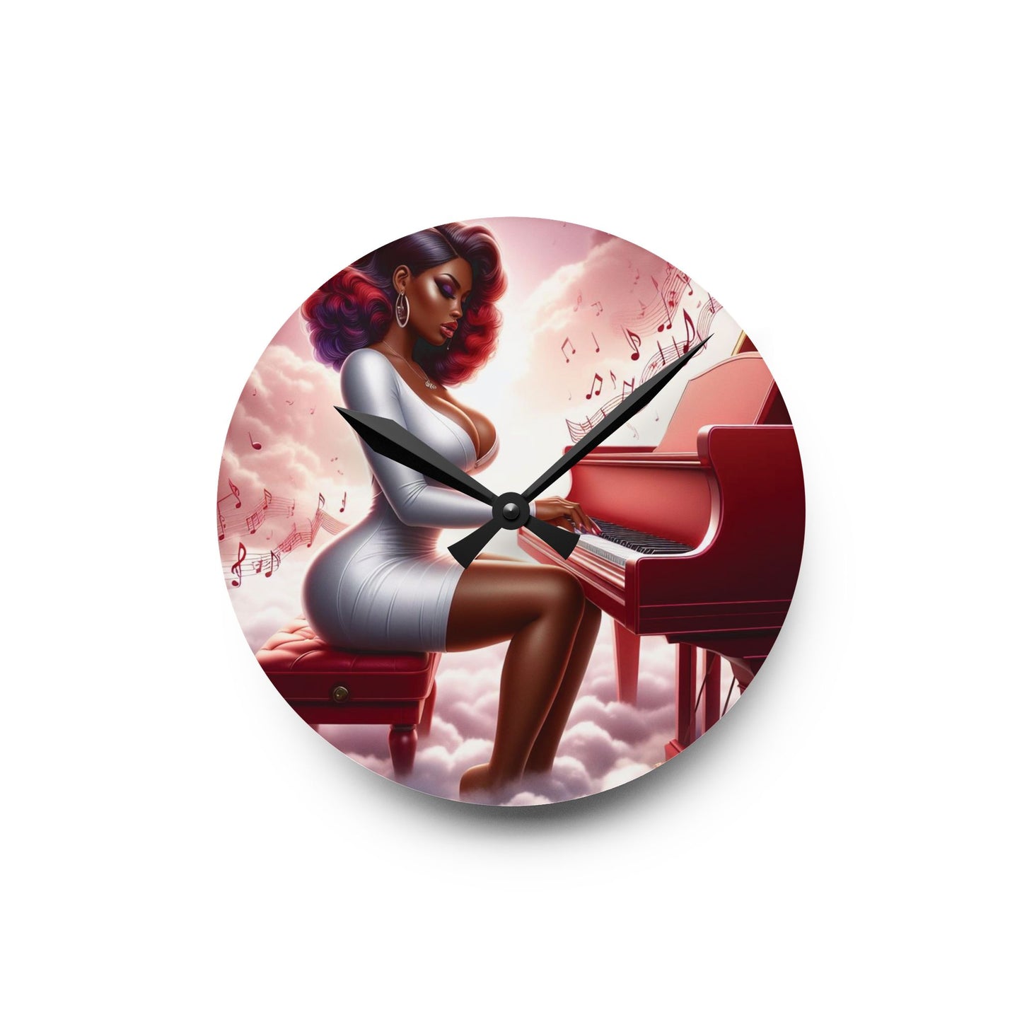 B.M.D Timeless Music Acrylic Wall Clock (edition2)