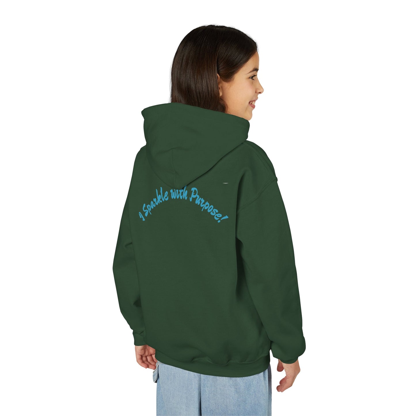 B.M.D Whimsical Unicorn Youth Hoodie, Adorable Kids Sweatshirt, Perfect for Birthdays, Gift for Unicorn Lovers, Cozy Pullover