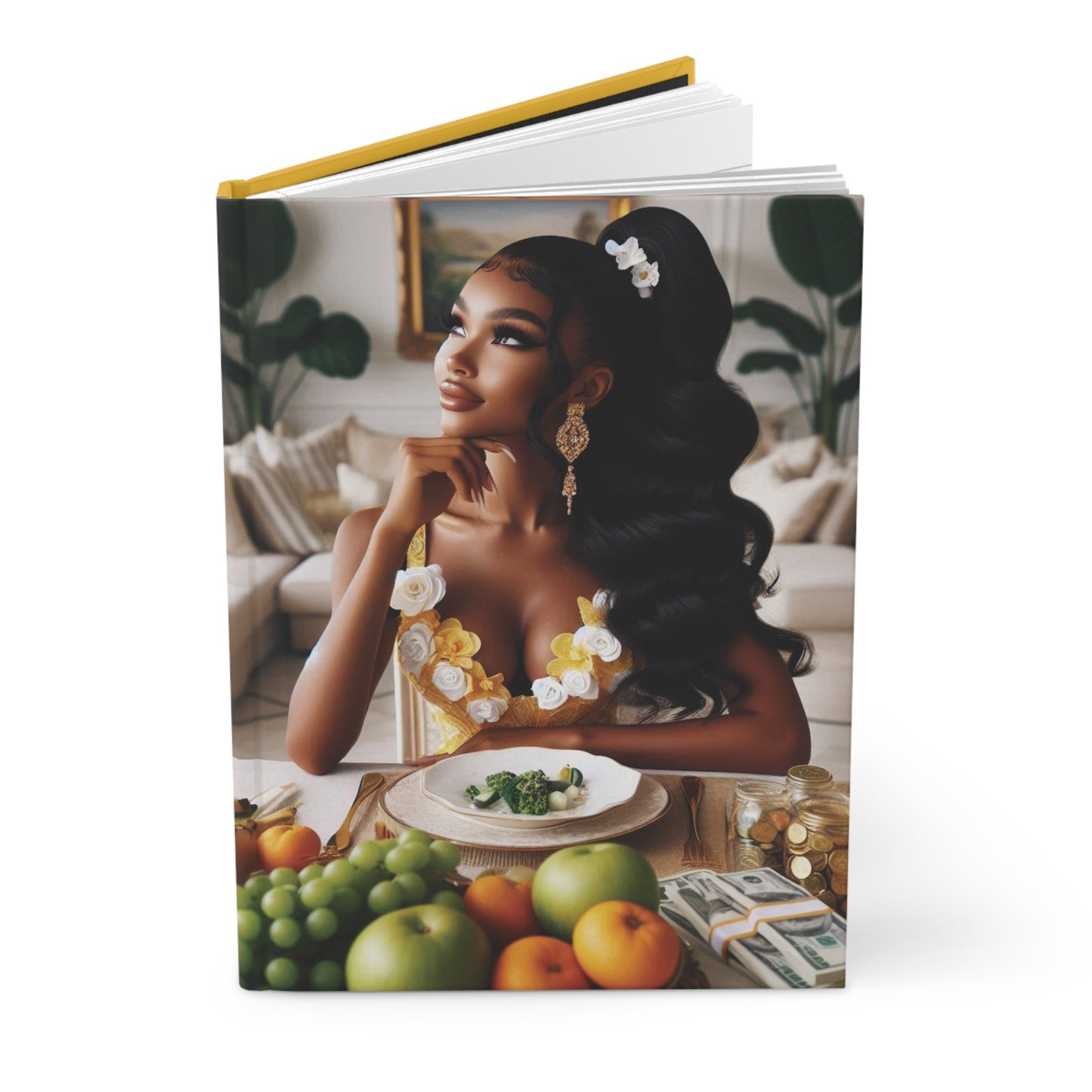 B.M.D Glamorous Hardcover Journal for Creative Souls | Elegant Note-taking, Fashion Inspiration, Gift for Writers, Journaling, Art & Design Lovers