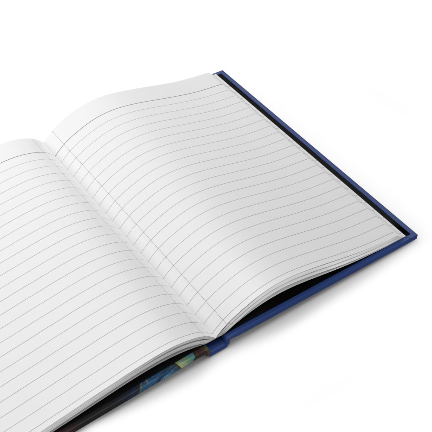 B.M.D TEARS that grew the ROSE Hardcover Journal Matte (edition 10 blue)