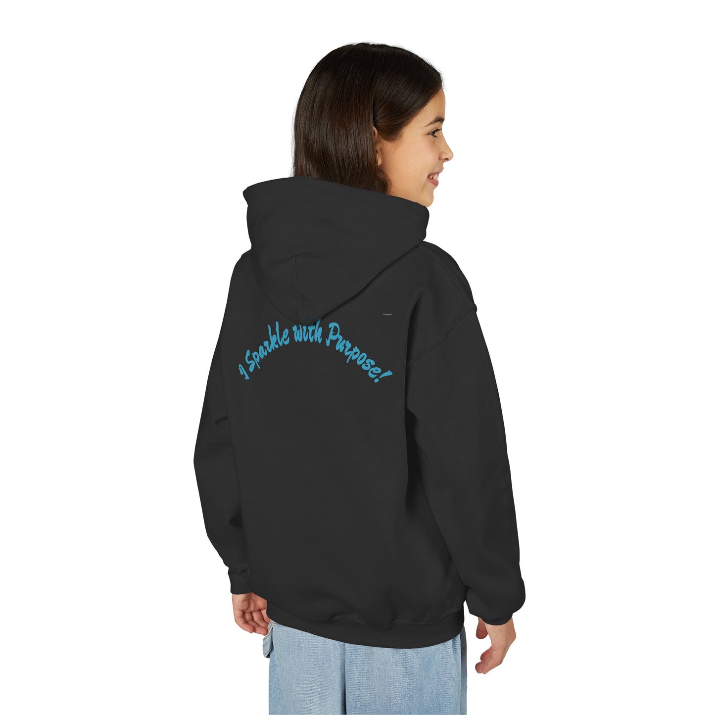 B.M.D Whimsical Unicorn Youth Hoodie, Adorable Kids Sweatshirt, Perfect for Birthdays, Gift for Unicorn Lovers, Cozy Pullover