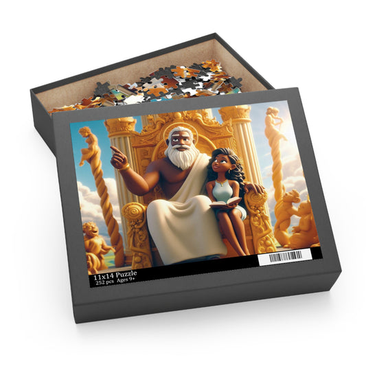 Jigsaw Puzzle, B M D Lessons from God (120, 252, 500-Piece), Fun Family Activity, Inspirational Design, Religious Gift, Educational