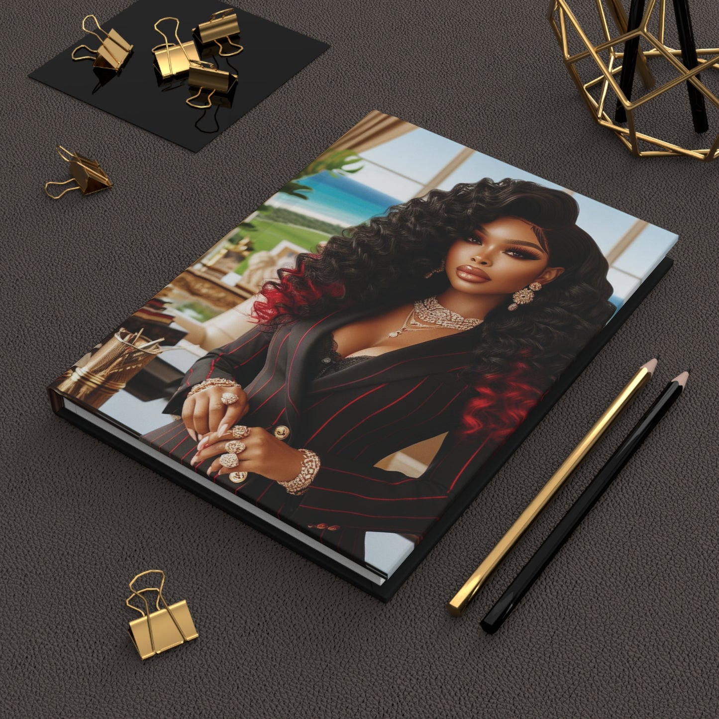 B.M.D Empowered Elegance Journal | Fashionista Notebook, Stylish Planner, Inspirational Diary, Gift for Her, Business Journal