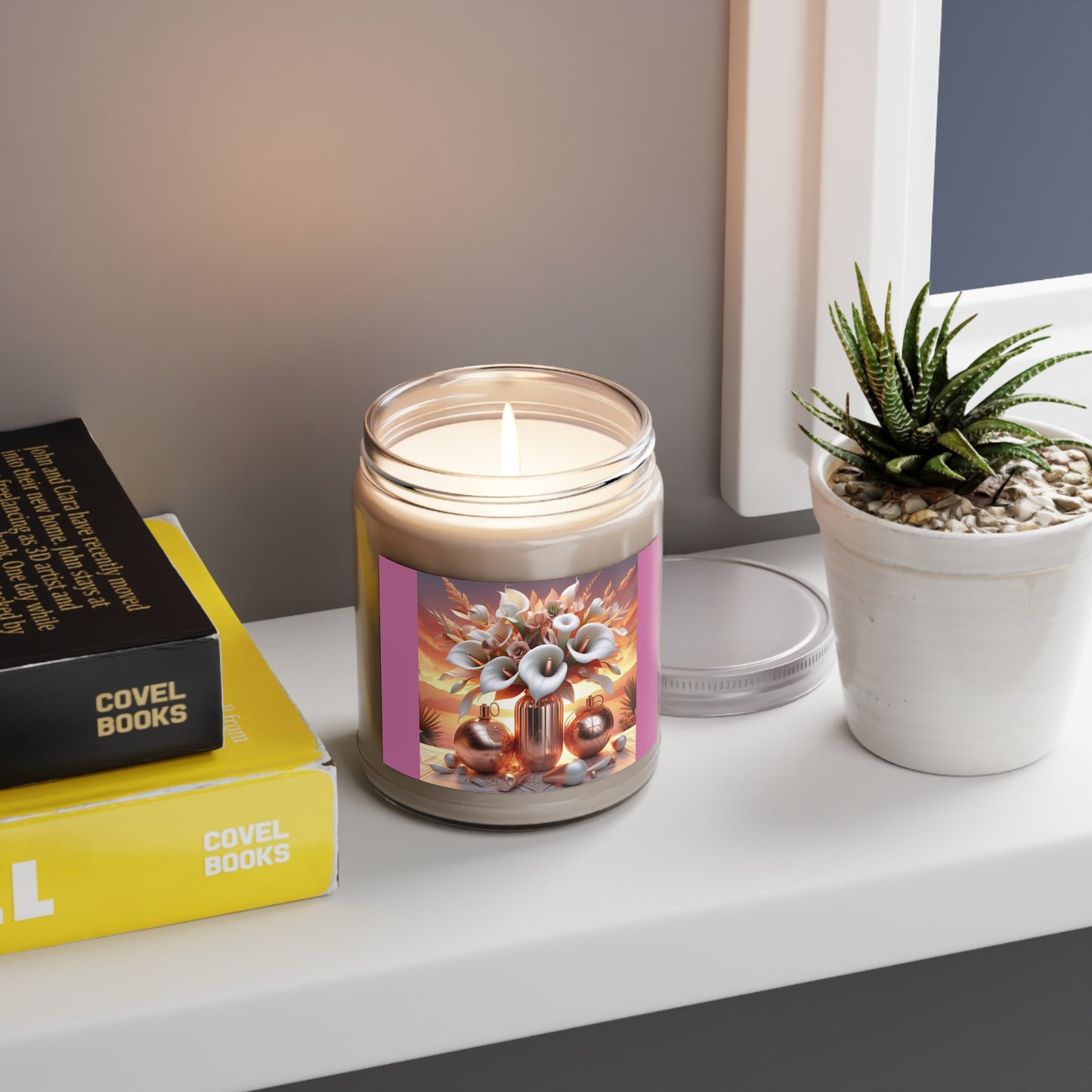 B.M.D Elegant Scented Soy Candles 9oz (3 short)