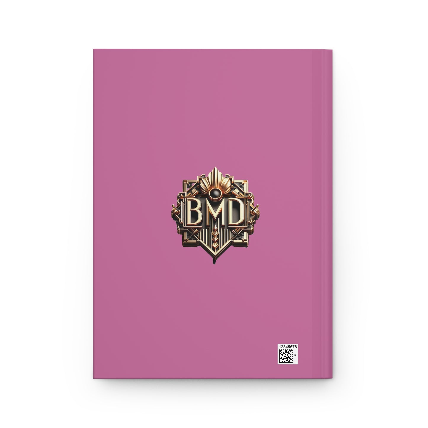 B.M.D Gorgeous 444 Matte Hardcover Journal with Unique Designs, Stylish Notebook, Purple Journaling Diary, Creative Gift for Writers