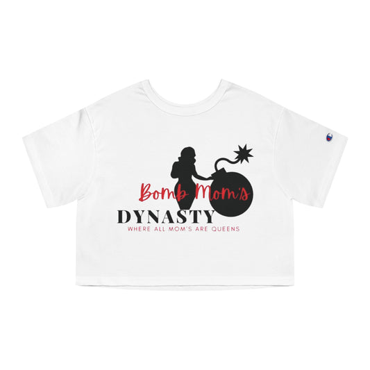B M.D Champion Women's Heritage Cropped T-Shirt (red)
