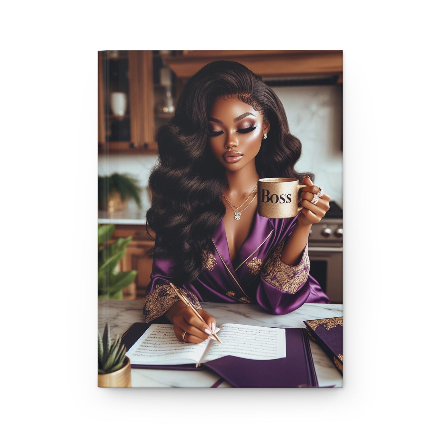 B.M.D Boss Babe, Chic Hardcover Journal