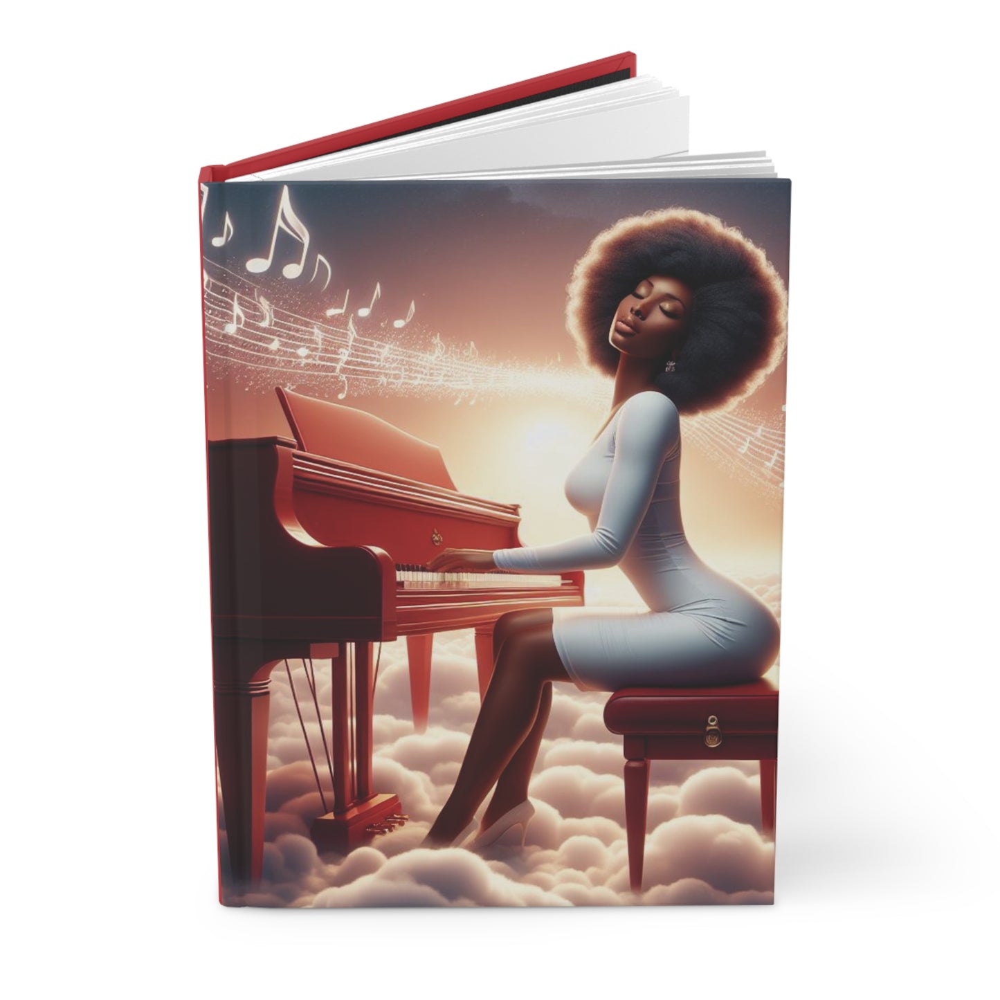 B.M.D Musician's Dream Journal, Songwriter Notebook, Music Lover Diary, Composer Sketchbook, Musical Notepad, Piano Player Gift (pic 3)