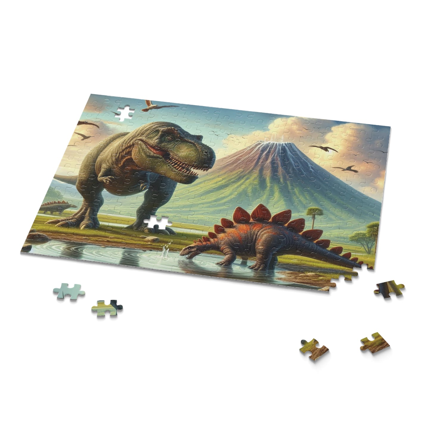 B.M.D Dinosaur Adventure Puzzle - Perfect for Family Fun and Gifts, 120, 252, 500-Piece, Great for Kids and Dinosaurs Lovers, Educational